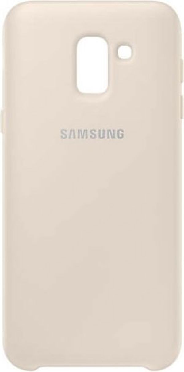 Θήκη Samsung EF-PJ600CF για J6 2018 Χρυσή Dual Layer Cover