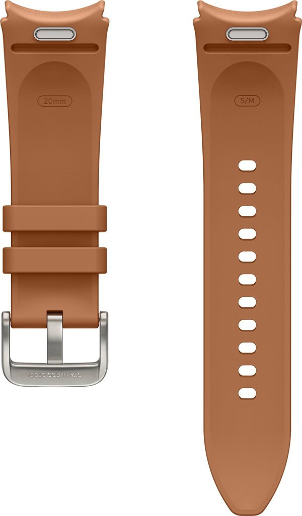 Samsung Δερμάτινο Λουράκι Samsung ET-SHR95 για Galaxy Watch6 S/M Καφέ