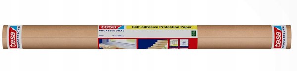 Tesa Προστατευτικό Χαρτί Protection-Paper, 10m x 60cm, Αυτοκόλλητο Προστατευτικό Κάλυμμα Επιφανειών