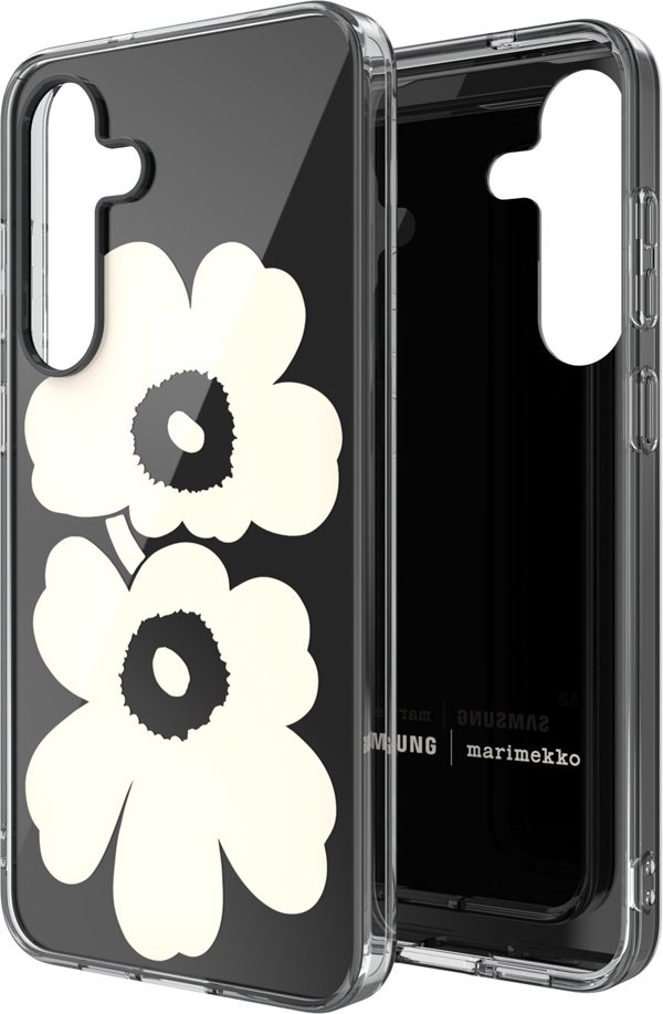 Samsung X Marimekko Dual Layer protective case, Samsung Galaxy S25+, black / beige