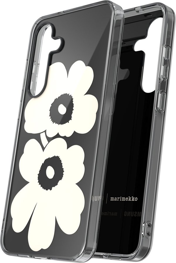 Samsung X Marimekko Dual Layer protective case, Samsung Galaxy S25+, black / beige
