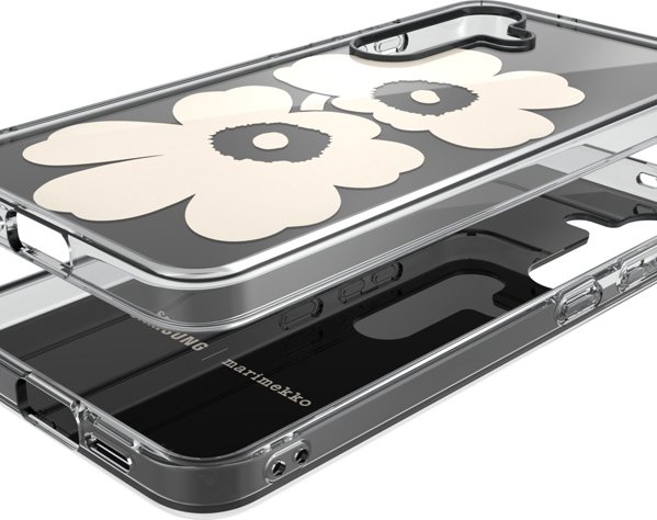 Samsung X Marimekko Dual Layer protective case, Samsung Galaxy S25+, black / beige