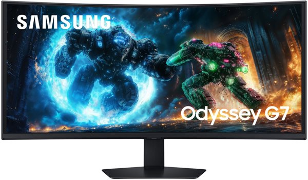 SAMSUNG LS40FG750EUXEN 40" Κυρτή Οθόνη Gaming Odyssey WUHD G7 G75F 5120x2160/21:9/350cd/m2/1ms, HDMI, USB, DP | SAMSUNG