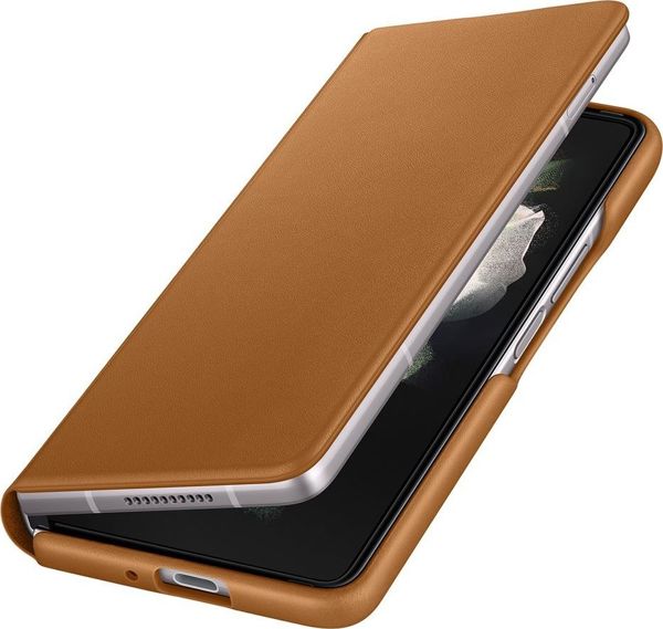 Θήκη Samsung Δερμάτινο κάλυμμα Samsung για Galaxy Z FOLD 3 5G EF-FF926LAEGWW [H] 9097499 8806092632936