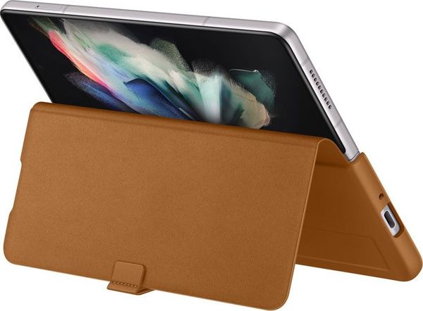 Θήκη Samsung Δερμάτινο κάλυμμα Samsung για Galaxy Z FOLD 3 5G EF-FF926LAEGWW [H] 9097499 8806092632936