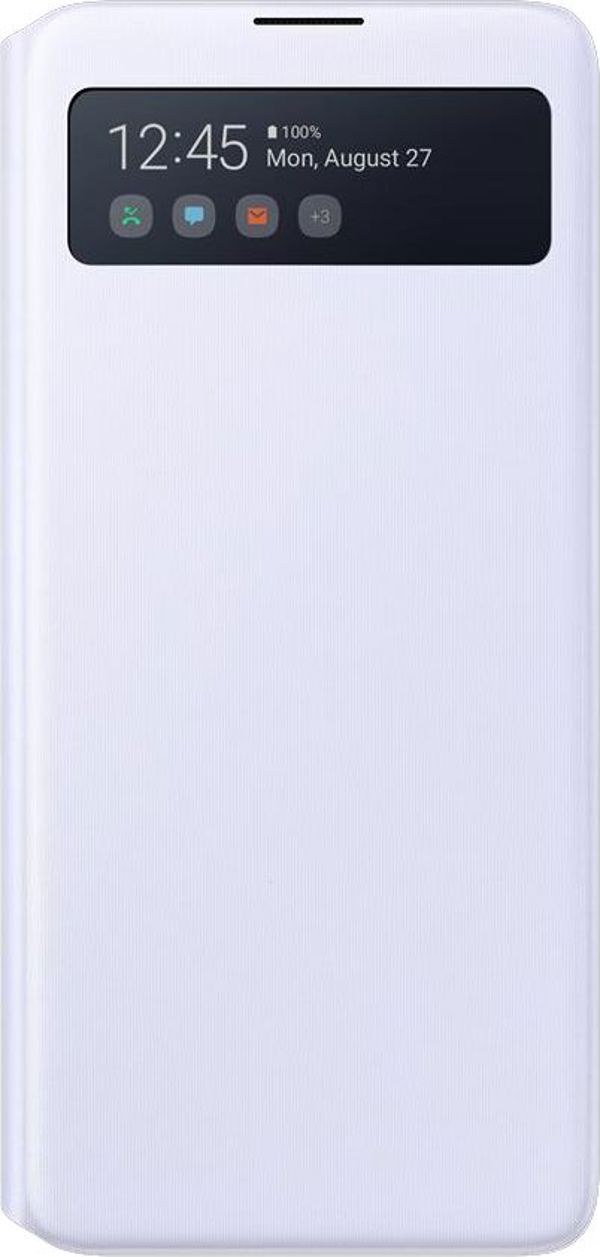 Samsung Θήκη S View Wallet Cover Galaxy Note 10 Lite Λευκό (EF-EN770PWEGEU)