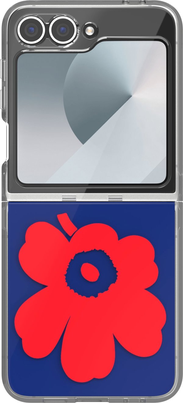 Samsung x Marimekko Διπλή Θήκη, Samsung Galaxy Z Flip6, μπλε/κόκκινο