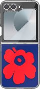 Samsung x Marimekko Διπλή Θήκη, Samsung Galaxy Z Flip6, μπλε/κόκκινο