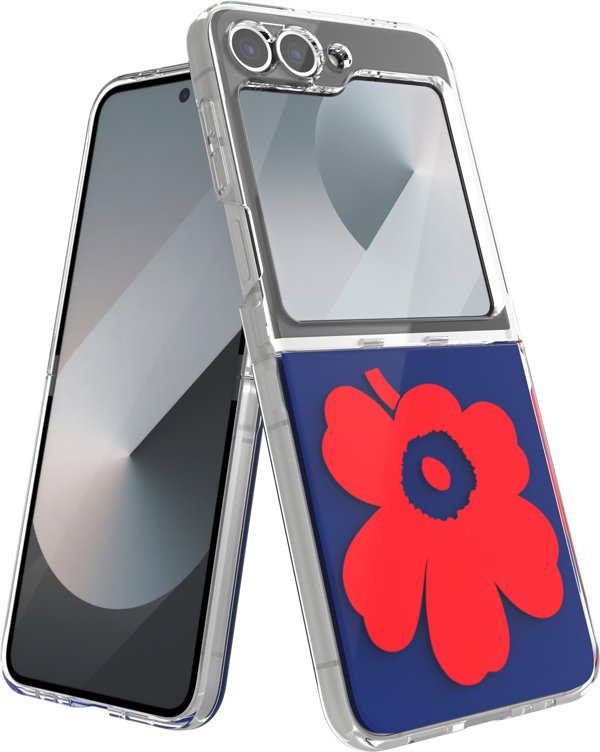 Samsung x Marimekko Διπλή Θήκη, Samsung Galaxy Z Flip6, μπλε/κόκκινο