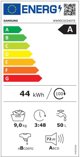Samsung WW90CGC04DTELE 9 kg βάθος 55 cm 1400 στροφές/λεπτό