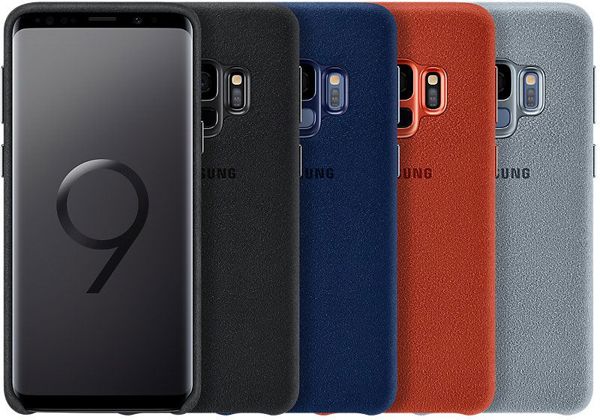 Samsung S9 Alcantara Cover Red EF-XG960AREGWW