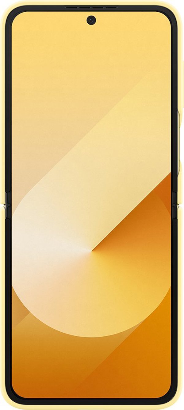 Θήκη Σιλικόνης Samsung με Δαχτυλίδι Z Flip 6 κίτρινο