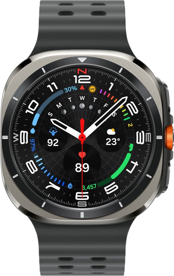 Samsung Galaxy Watch Ultra 3,81 cm (1.5") AMOLED 47 mm Ψηφιακό 480 x 480 px Οθόνη αφής 4G Ασημί Wi-Fi GPS