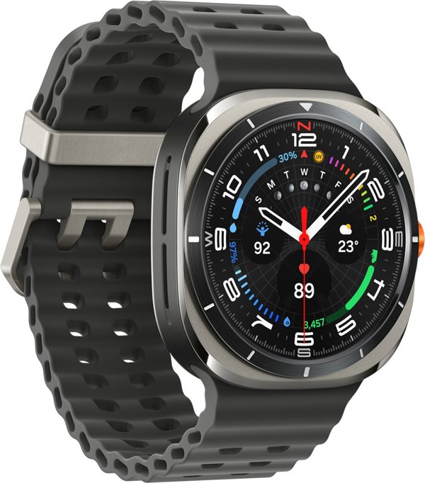 Samsung Galaxy Watch Ultra 3,81 cm (1.5") AMOLED 47 mm Ψηφιακό 480 x 480 px Οθόνη αφής 4G Ασημί Wi-Fi GPS