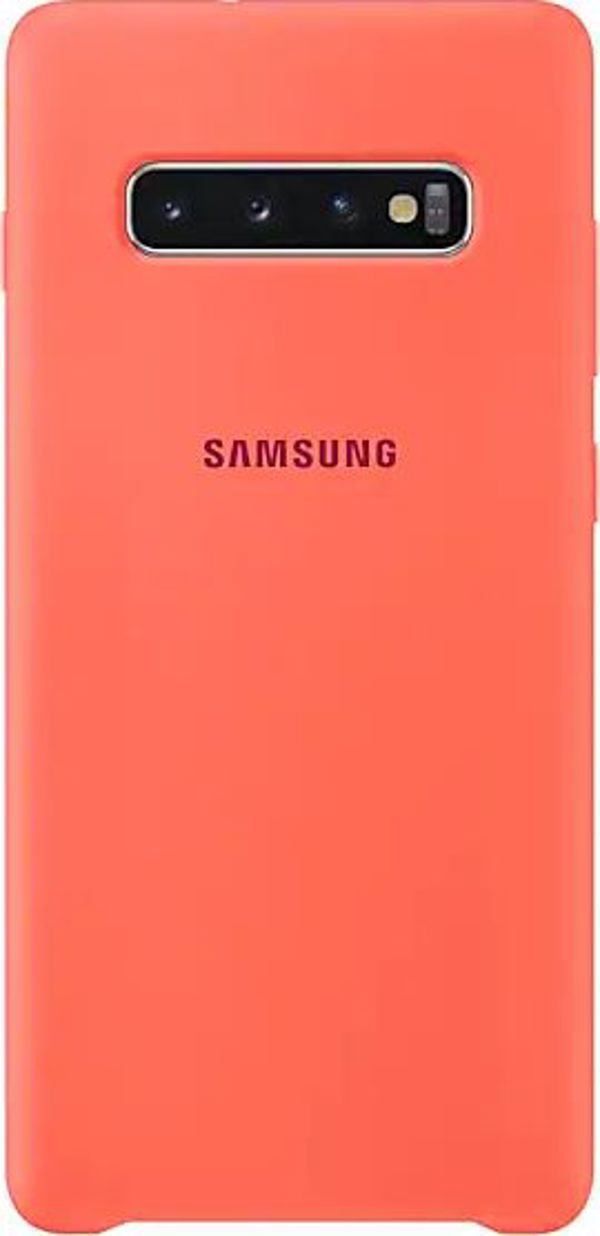 Σιλικονούχα θήκη Samsung για το Samsung Galaxy S10+ ροζ (EF-PG975THEGWW)