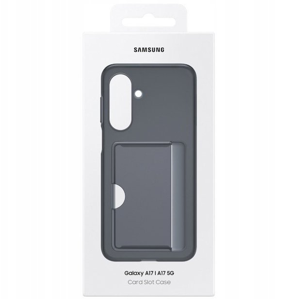 Θήκη Samsung για Galaxy A17 με Υποδοχή Κάρτας - Μαύρο