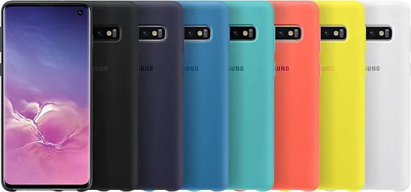Samsung Θήκη Σιλικόνης Galaxy S10+ μαύρη (EF-PG975TBEGWW)