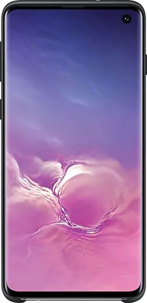 Samsung Θήκη Σιλικόνης Galaxy S10+ μαύρη (EF-PG975TBEGWW)