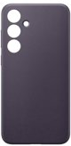 Θήκη από Vegan Δέρμα Samsung για Samsung Galaxy S24+, Σκούρο Βιολετί
