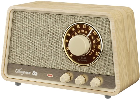 Sangean WR-101 επιτραπέζιο ραδιόφωνο, Bluetooth, ανοιχτό δρυς