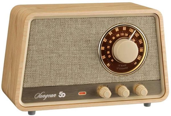 Sangean WR-101 επιτραπέζιο ραδιόφωνο, Bluetooth, ανοιχτό δρυς