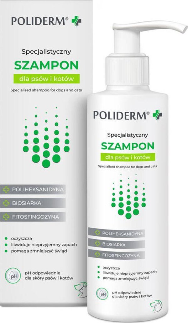 Σαμπουάν Sante JM SANTE Poliderm για σκύλους και γάτες 250ml