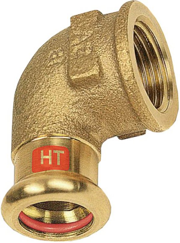 SANHA Γωνία Πρεσαριστή Woda 15mm x 1/2" Θηλυκή (GW) 90°