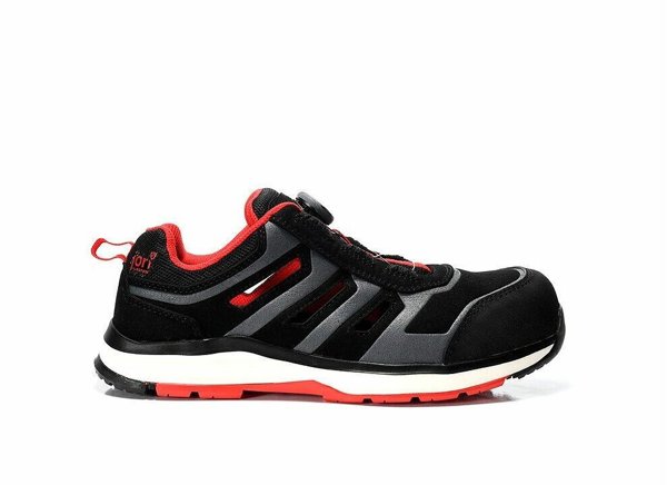 Σανδάλια ELTEN Jo Rapid Boa Black Red easy ESD S1P, μαύρο 44
