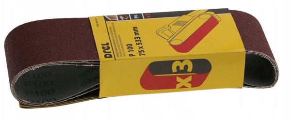 Λειαντική ταινία P100, 75 x 533, 3 τεμ.