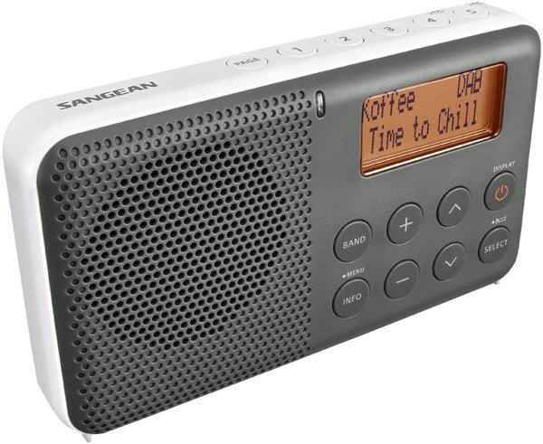 Sangean DPR-64 grau/weiß