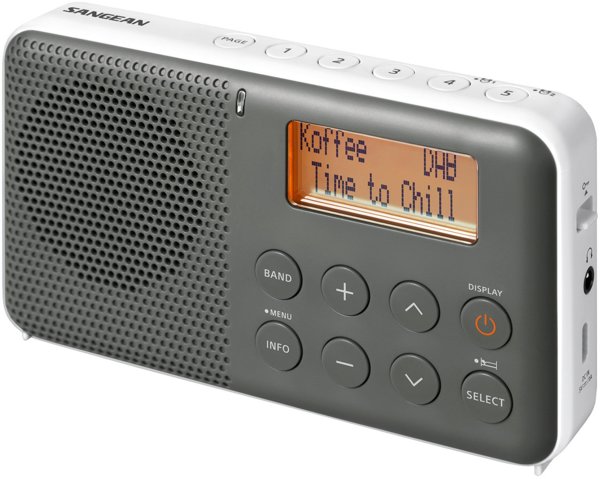 Sangean DPR-64 grau/weiß