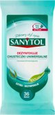 SANYTOL Καθολικά μαντηλάκια SANYTOL Ευκάλυπτος καθαρίζουν και απολυμαίνουν 36 τεμ
