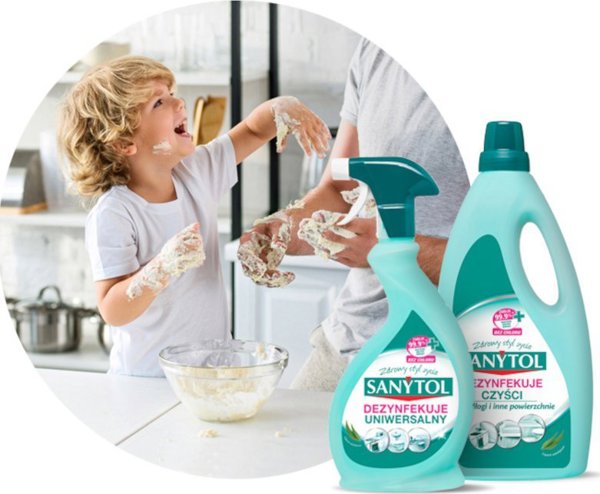 SANYTOL Καθολικά μαντηλάκια SANYTOL Ευκάλυπτος καθαρίζουν και απολυμαίνουν 36 τεμ