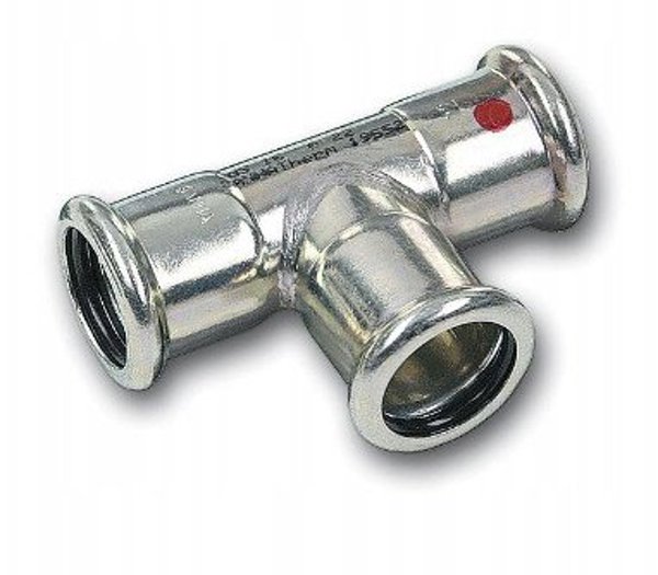 SANHA Μειωτικό Ταφ SANHA-THERM C-Stahl, Διαστάσεις 35x22x22mm, Ανθρακούχος Χάλυβας