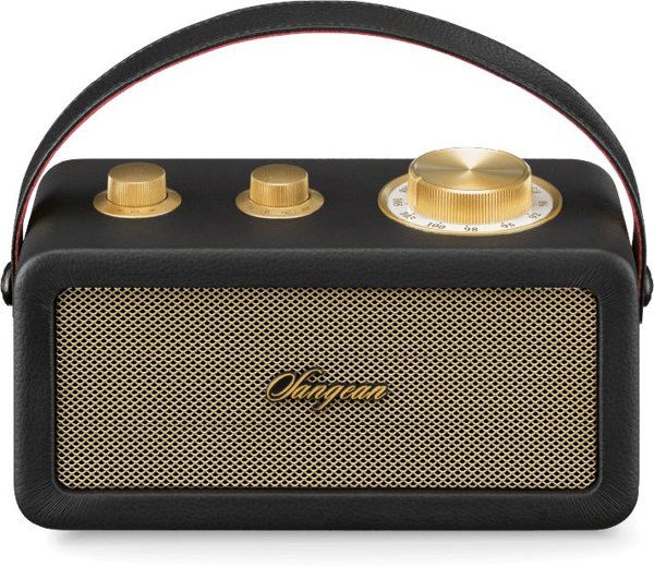 Sangean RA-101 travel radio, black/gold