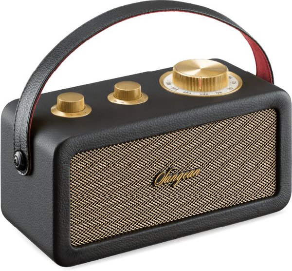 Sangean RA-101 travel radio, black/gold