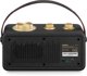 Sangean RA-101 travel radio, black/gold
