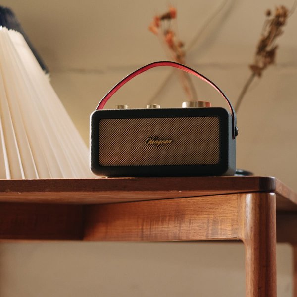 Sangean RA-101 travel radio, black/gold
