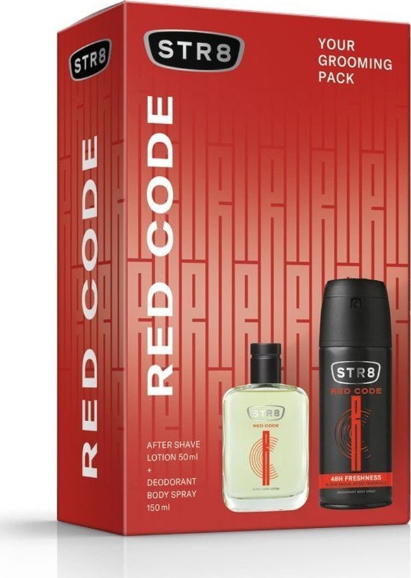 Sarantis STR 8 Σετ δώρου Red Code (Aftershave 50ml+Deo spray 150ml)