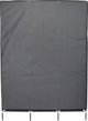 Saska Garden ΝΤΟΥΛΑΠΑ ΥΦΑΣΜΑΤΙΝΗ 127X45X172 CM ΣΚΟΥΡΟ ΓΚΡΙ