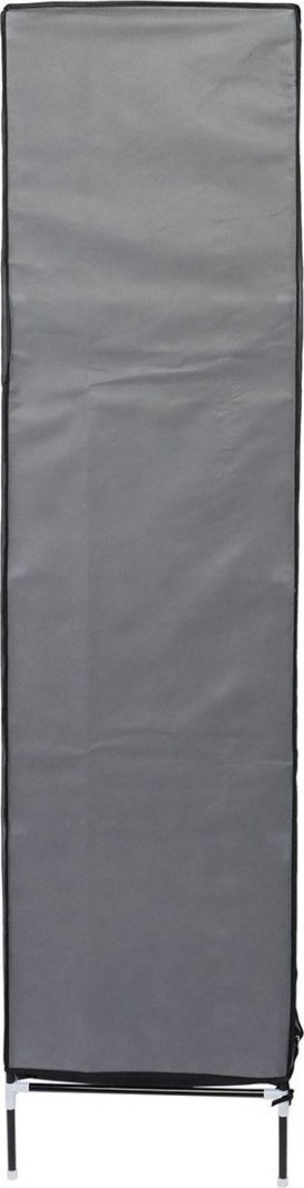 Saska Garden ΝΤΟΥΛΑΠΑ ΥΦΑΣΜΑΤΙΝΗ 127X45X172 CM ΣΚΟΥΡΟ ΓΚΡΙ