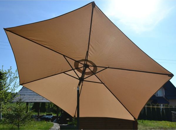 Ομπρέλα Κήπου Saska Garden Πτυσσόμενη Μπεζ 300 cm