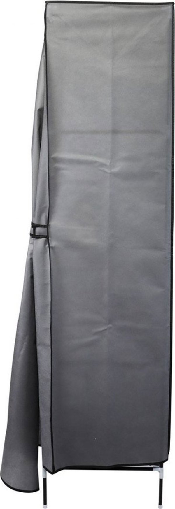 Saska Garden Υφασμάτινη Ντουλάπα Ρούχων 168x45x172 cm, Σκούρο Γκρι