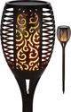 Ηλιακός πυρσός Saska Garden ΕΦΕΚΤ ΠΛΟΜΙΝΙΑ 12x12x78cm 36 led BIG SASKA GARDEN