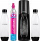 Κορεσμός Sodastream Terra + 2 μπουκάλια + αέριο Μαύρο + σιρόπι Pepsi, Pepsi Zero, Pepsi Lime, 7Up