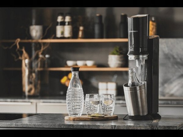 Saturator Sodastream Crystal 3.0 + 1 butelka + gaz Czarny