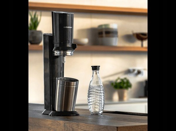 Saturator Sodastream Crystal 3.0 + 1 butelka + gaz Czarny