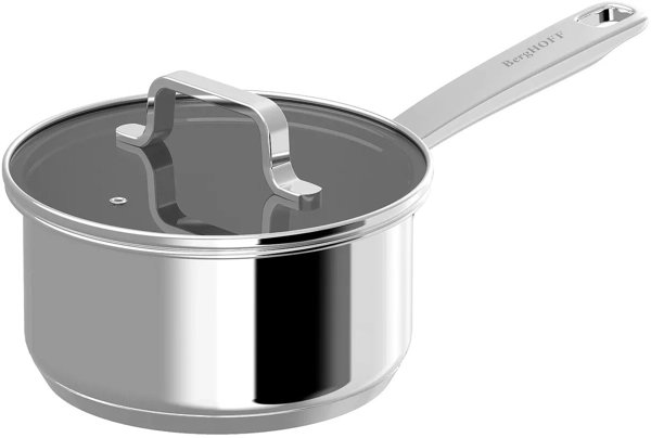 Berghoff Helix Κατσαρόλα με Καπάκι, 16cm, 1.5L, Ανοξείδωτο Ατσάλι