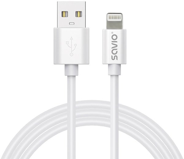 Καλώδιο USB Savio CL-192, USB-A σε USB-B, 1m, Λευκό