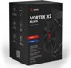 Savio Vortex X2 Ψύκτρα Επεξεργαστή CPU, Αερόψυξη, Μαύρο Χρώμα